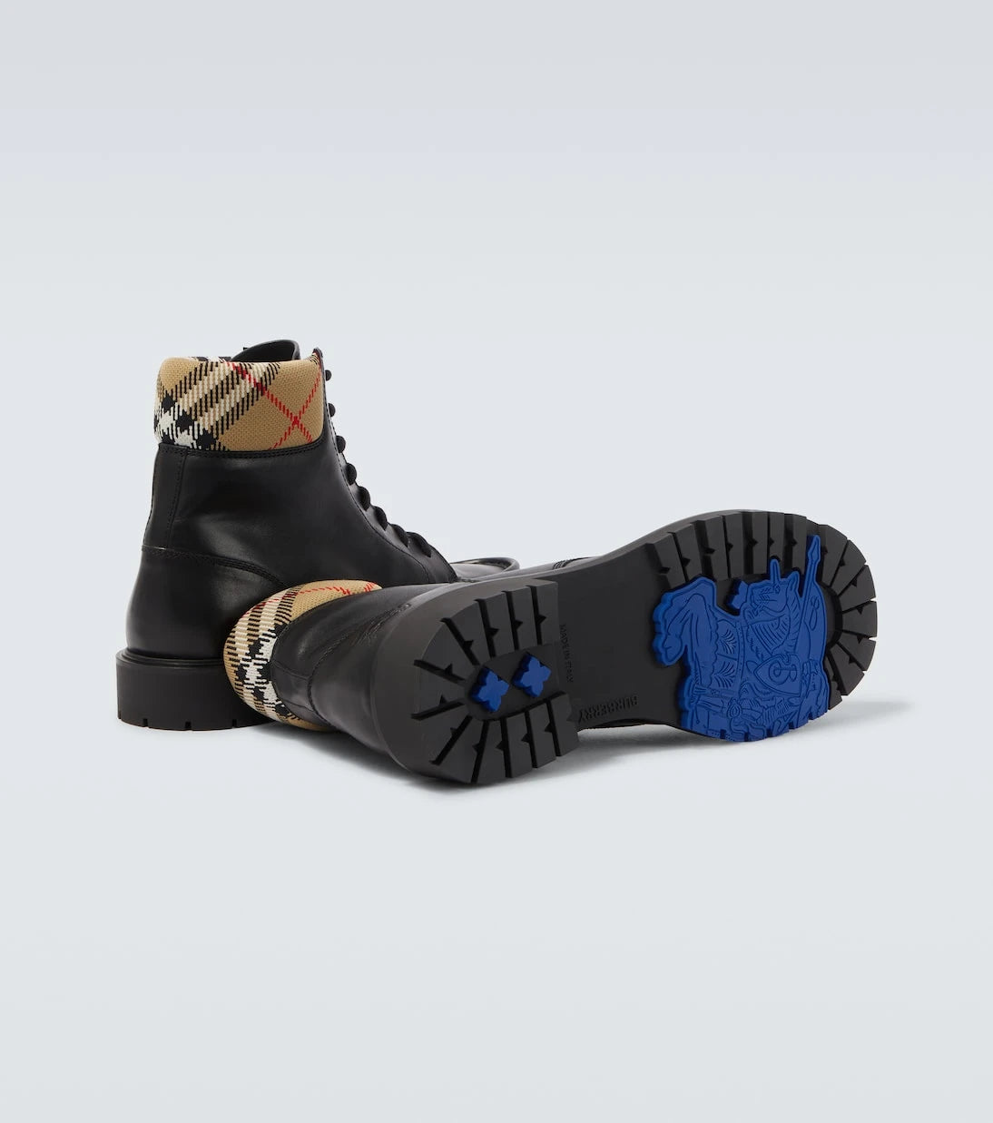Burberry - Rogue leather combat boots