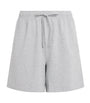 Cotton-Blend Lounge Sweatshorts HEATHER GREY