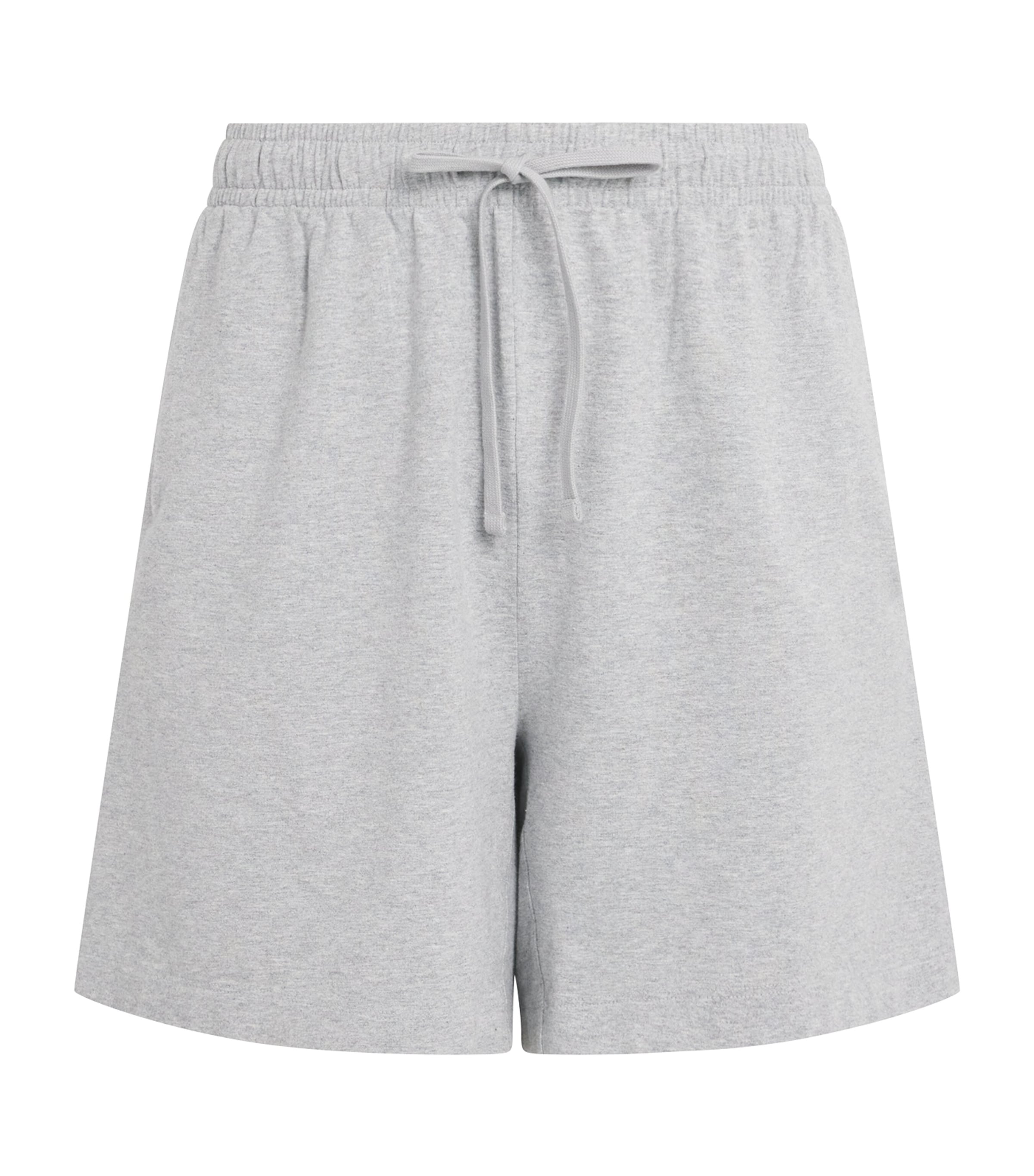 Cotton-Blend Lounge Sweatshorts HEATHER GREY
