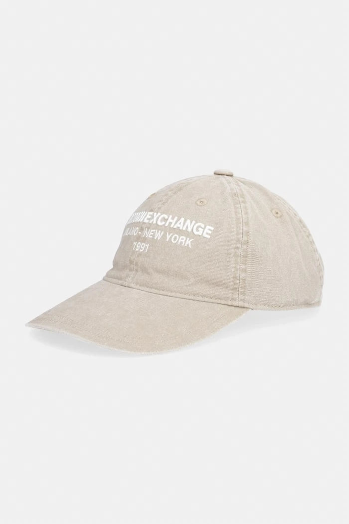 Armani Exchange бейзболна шапка мъжка от памук