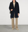 Blue Mid-Length Kensington Heritage Trench Coat