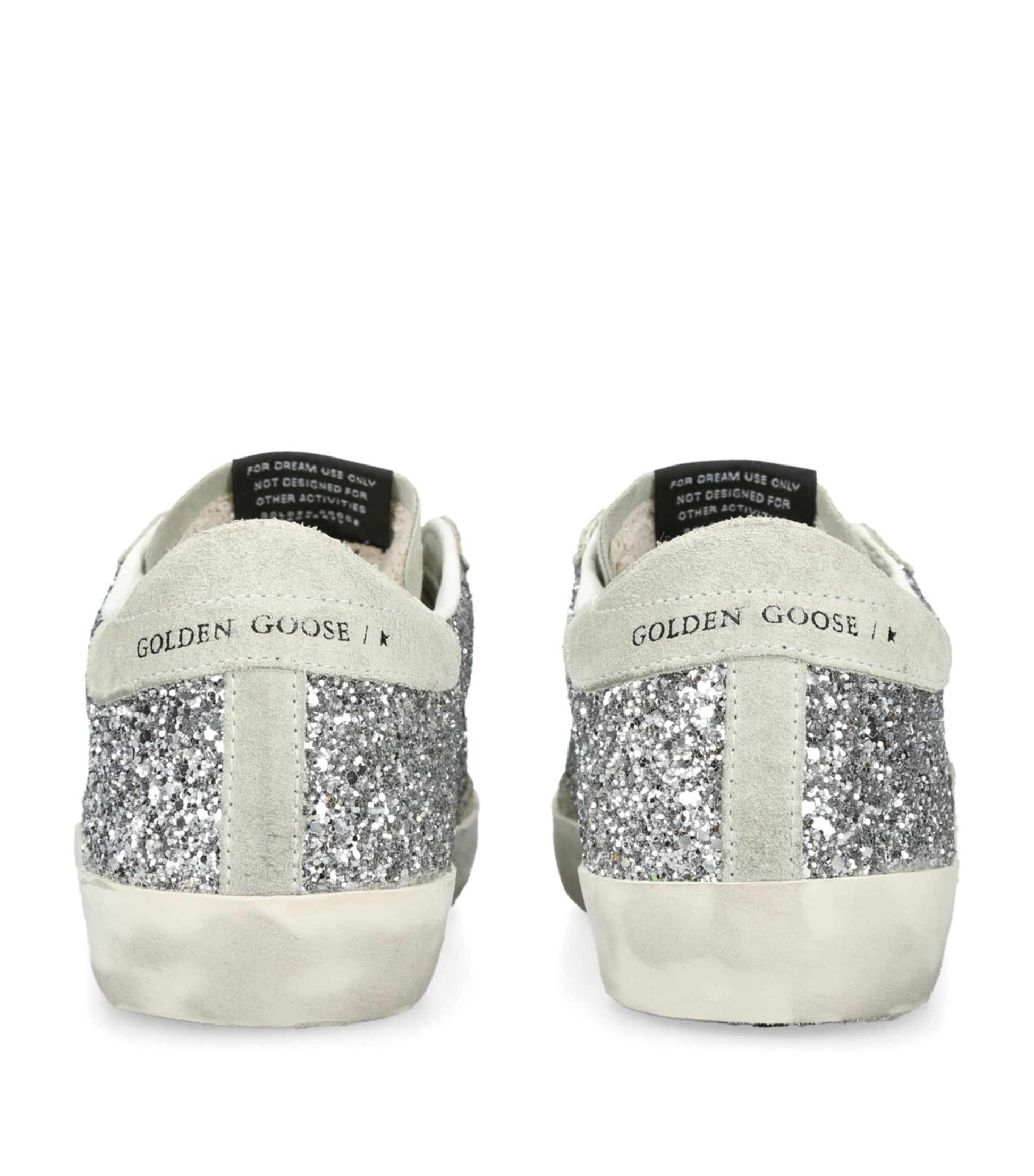 Silver Glitter Super-Star Sneakers