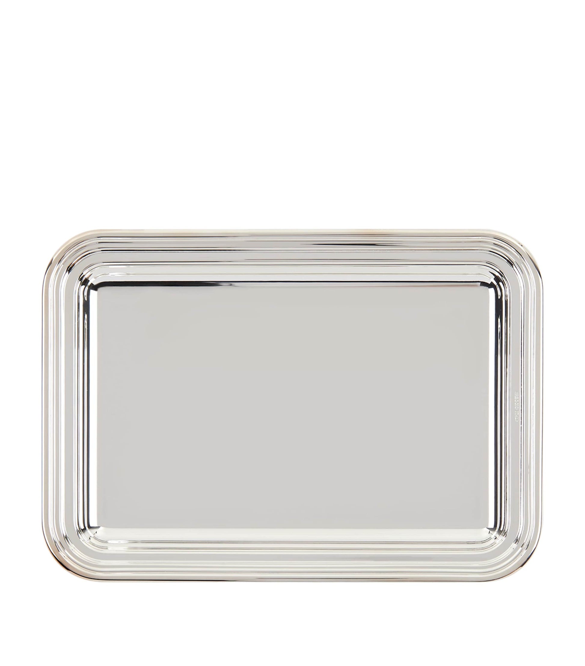Greggio Silver Plated Georgian Rectangular Tray (20cm x 14cm)