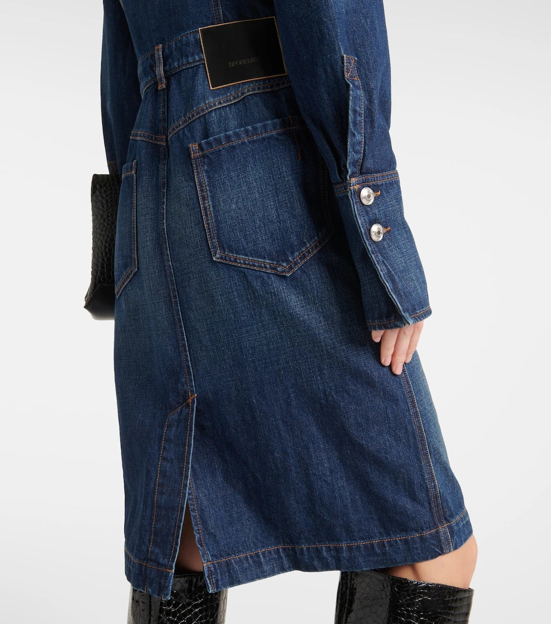 Sportmax - Denim midi dress
