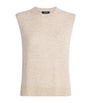 ME+EM Beige Alpaca-Blend Knitted Vest