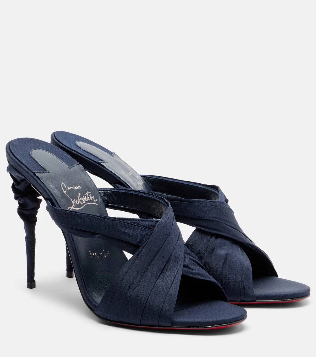 Christian Louboutin - Affabula taffeta mules