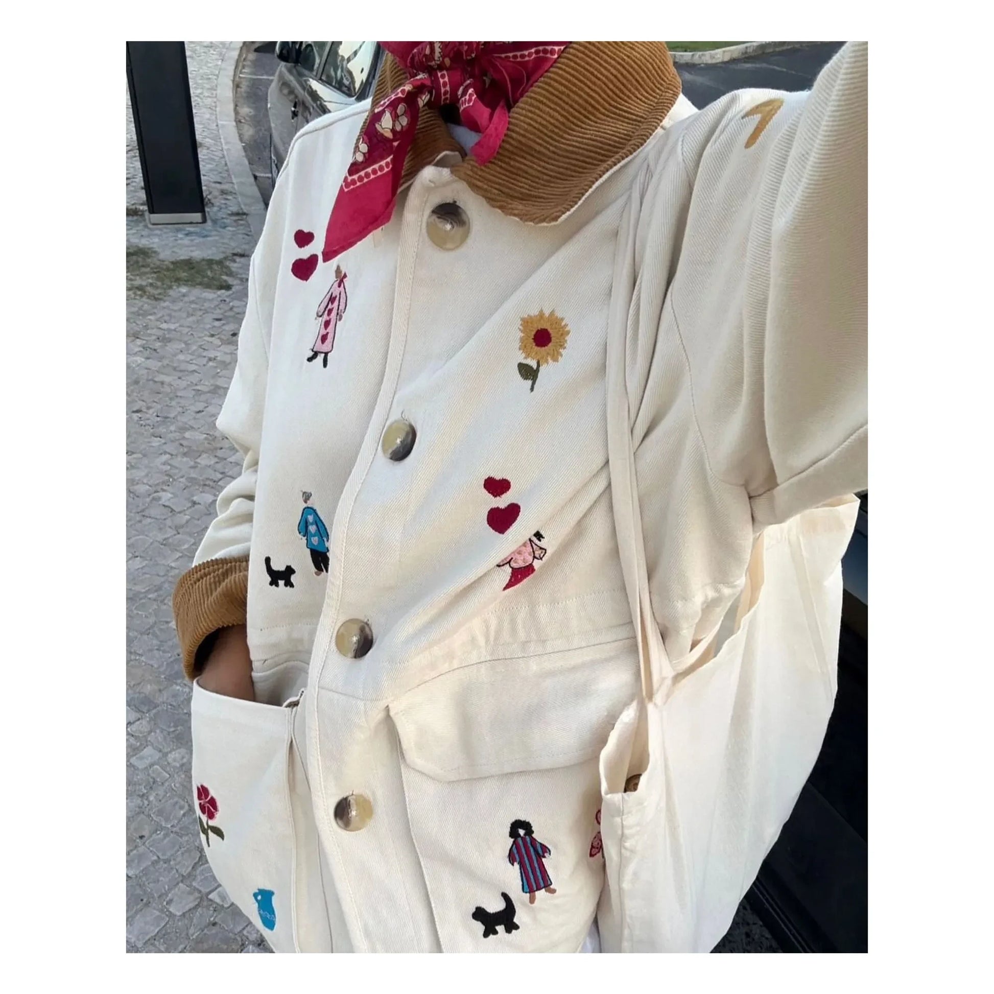 SISSEL EDELBO - Cara Organic Cotton Jacket | Ecru
