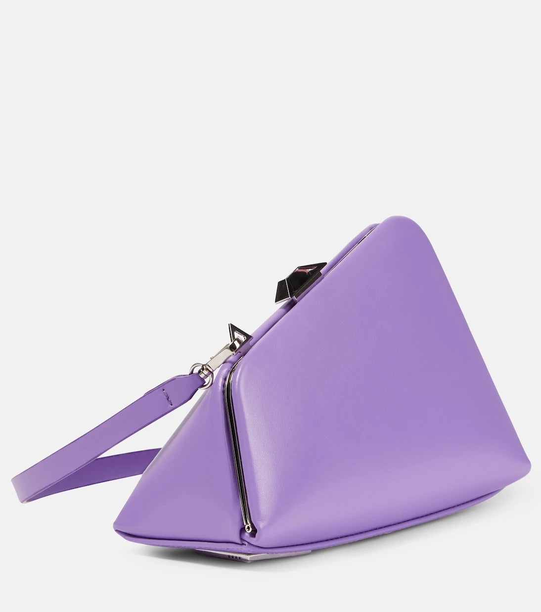 The Attico - Midnight Mini embellished leather clutch