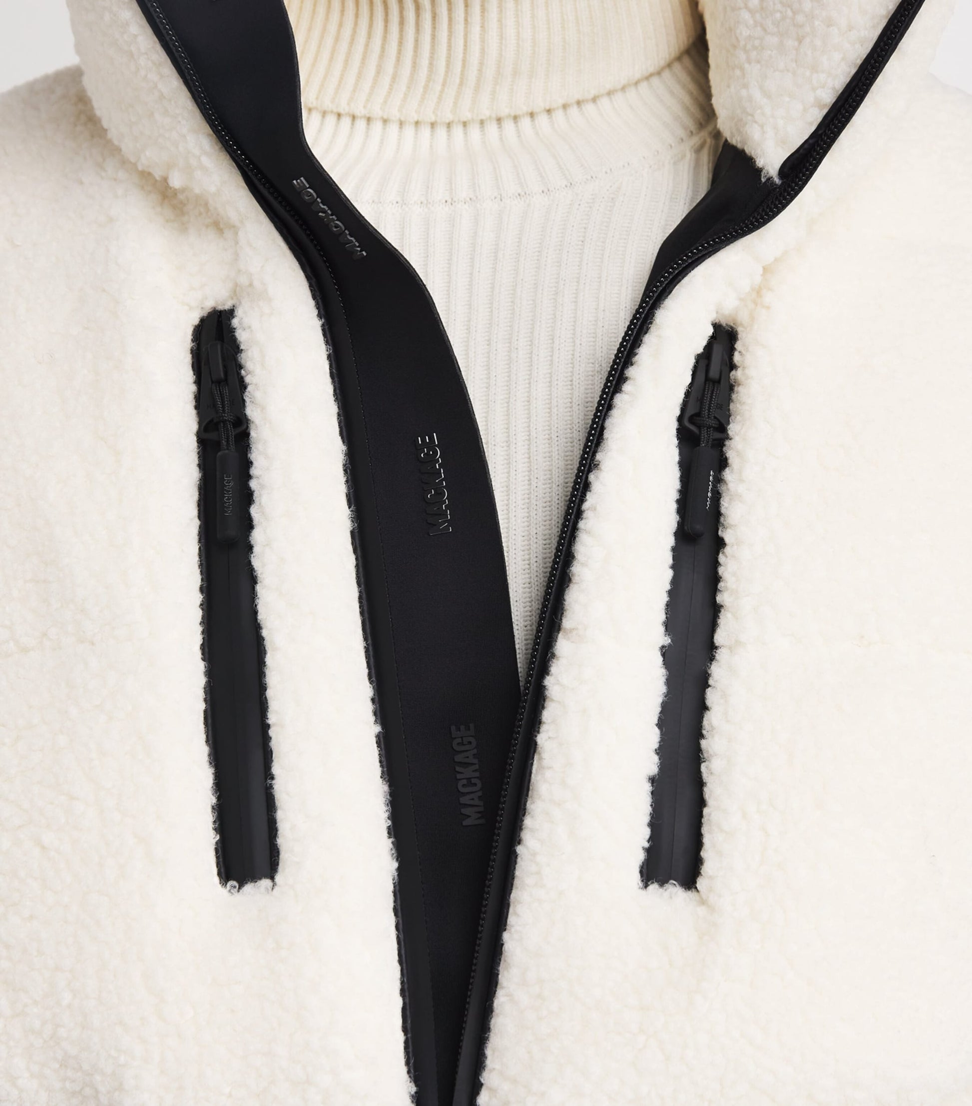 Fleece Shepard Down Teddy Jacket