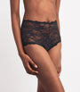 Stretch-Lace Boyshorts SOOT