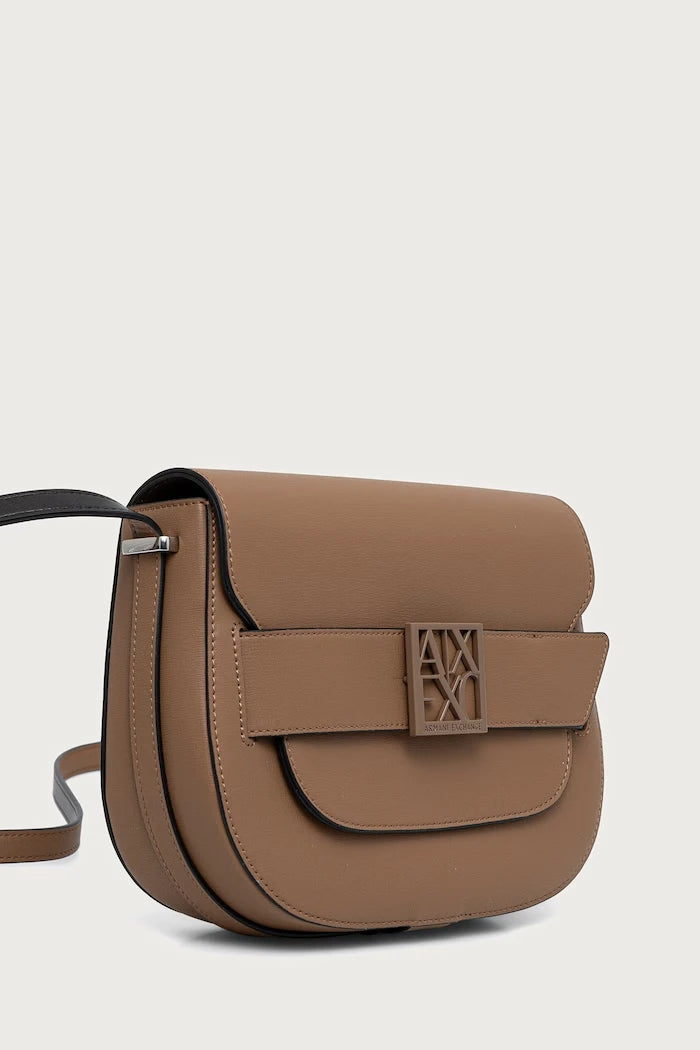 Armani Exchange kadın suni deri crossbody çanta