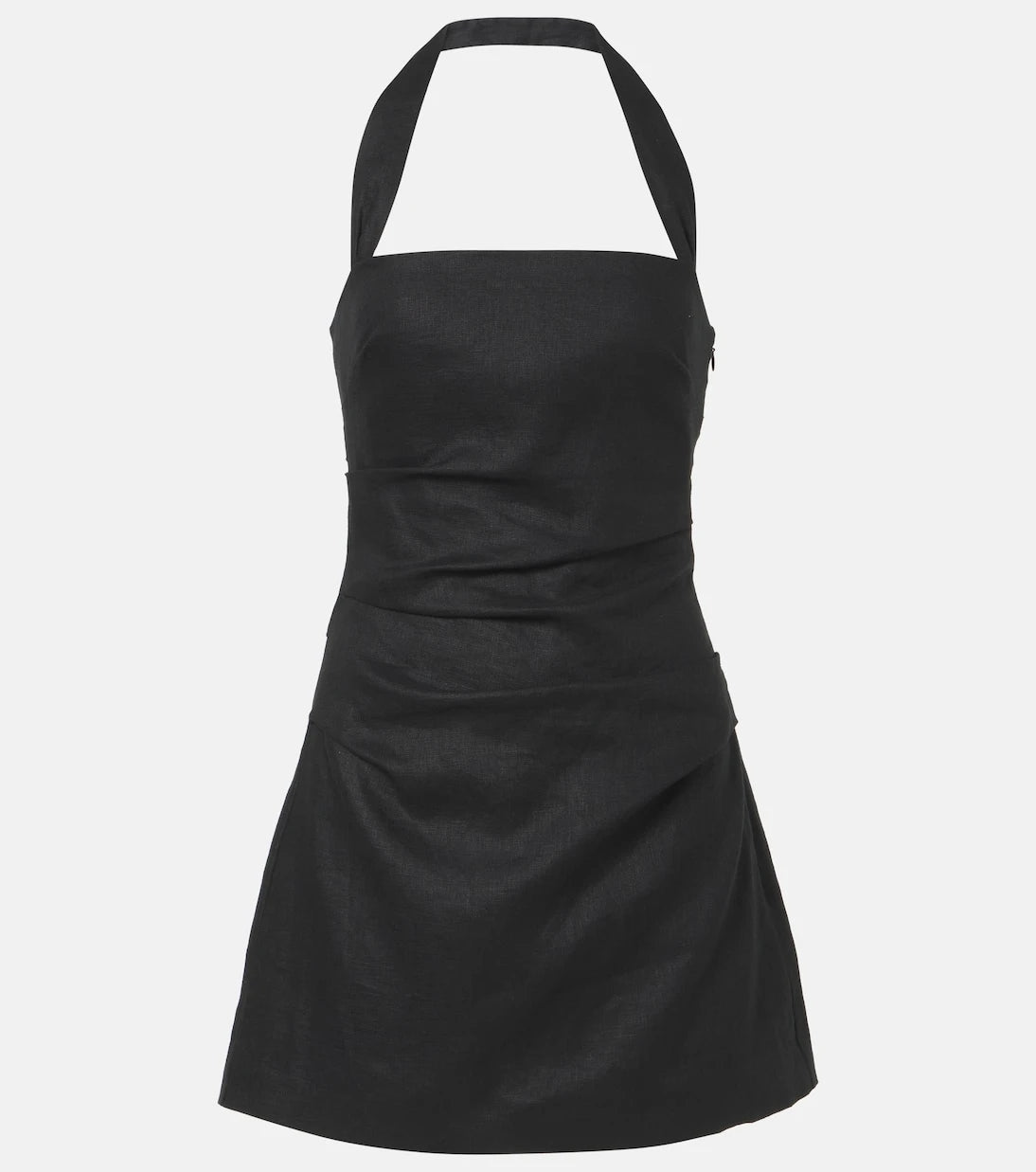 SIR - Halter neck linen minidress