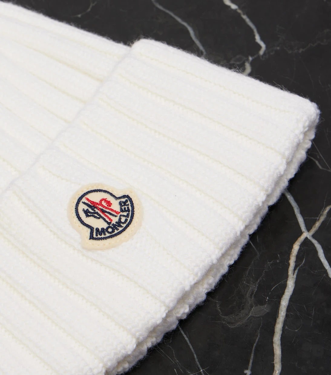 Moncler - Ribbed-knit virgin wool beanie