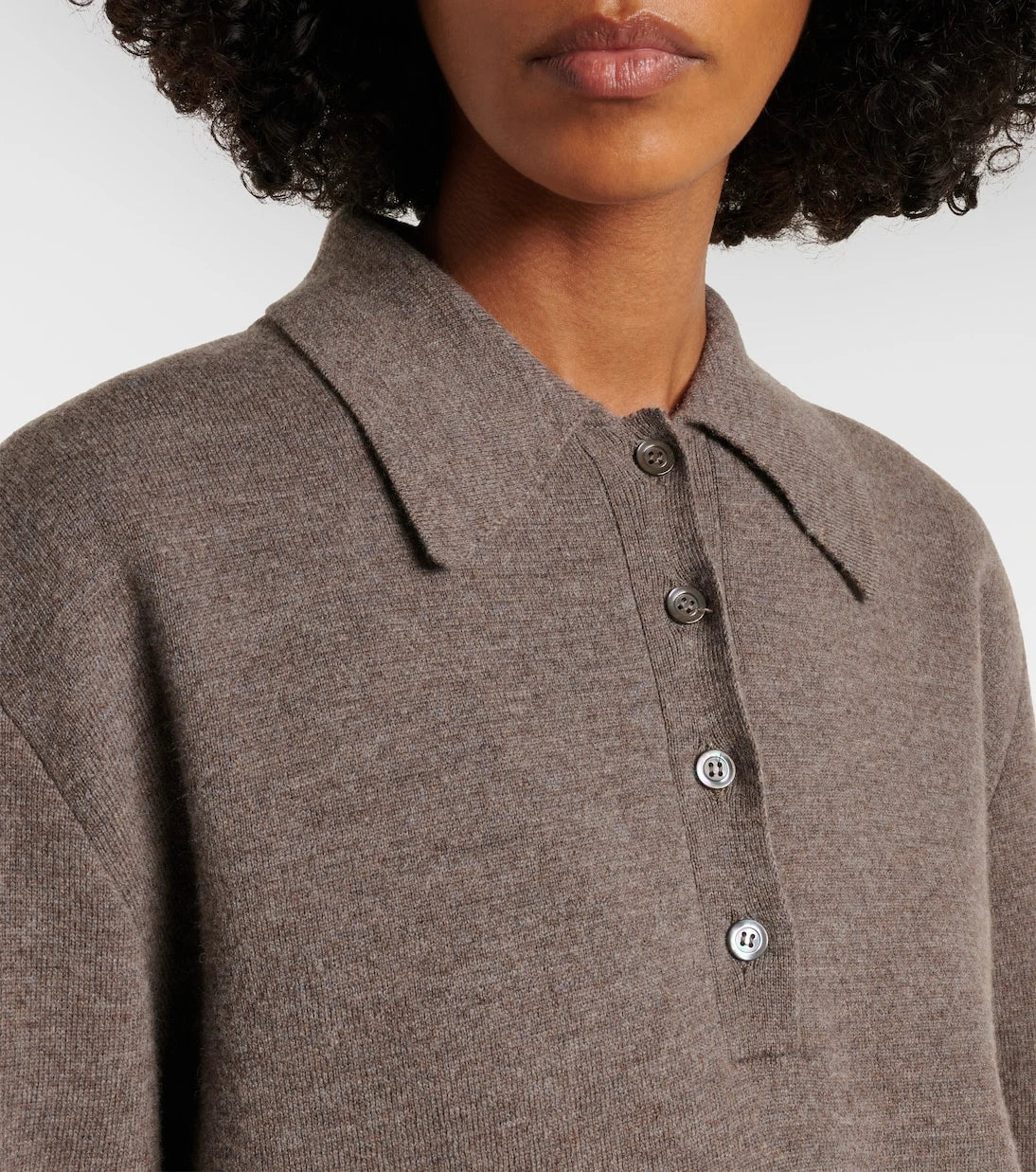 Róhe - Wool and cashmere polo sweater