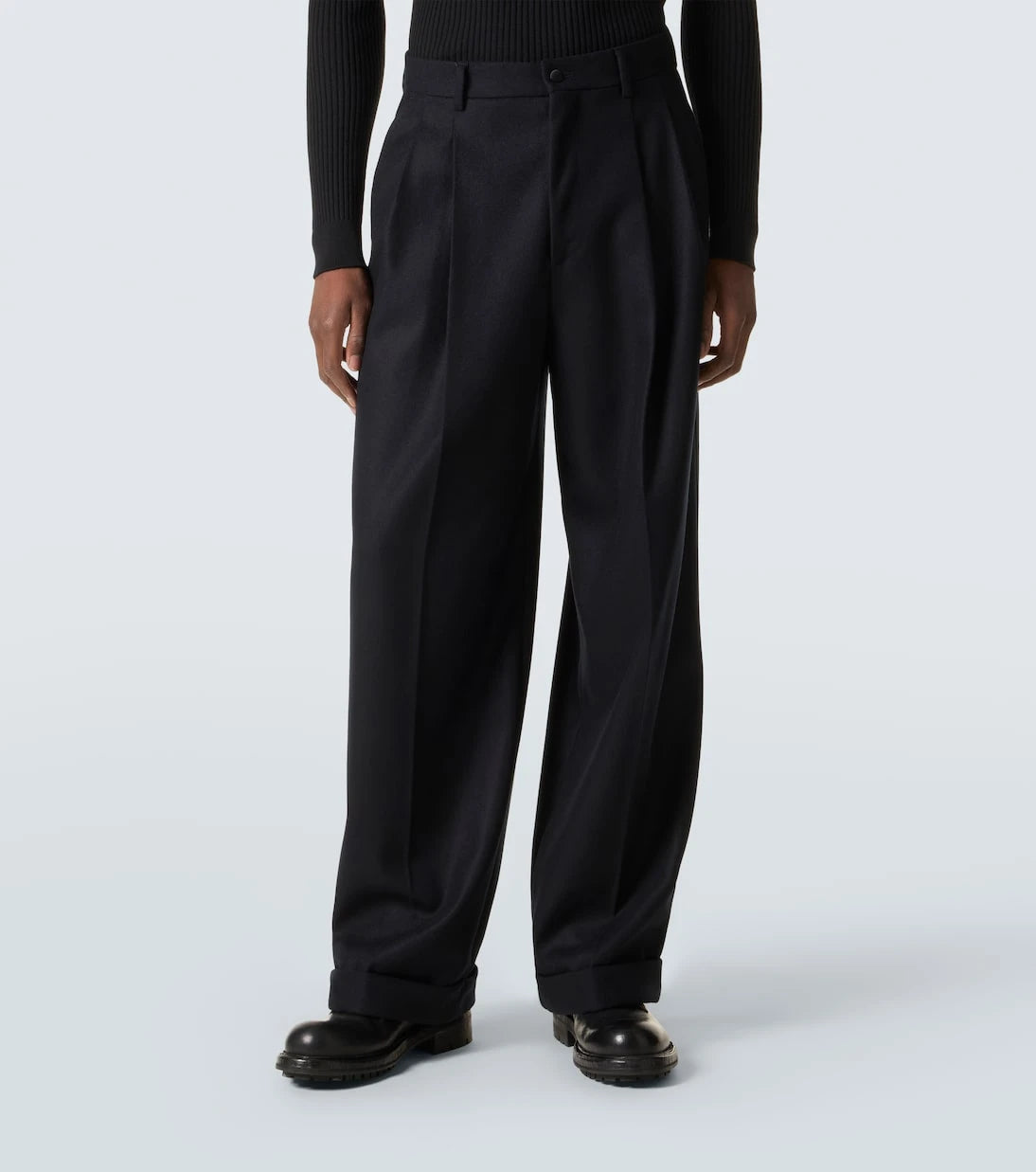 Dolce&Gabbana - Virgin wool wide-leg pants