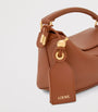 LOEWE Brown Mini Leather Puzzle Top-Handle Bag
