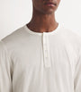Long-Sleeved Henley Top