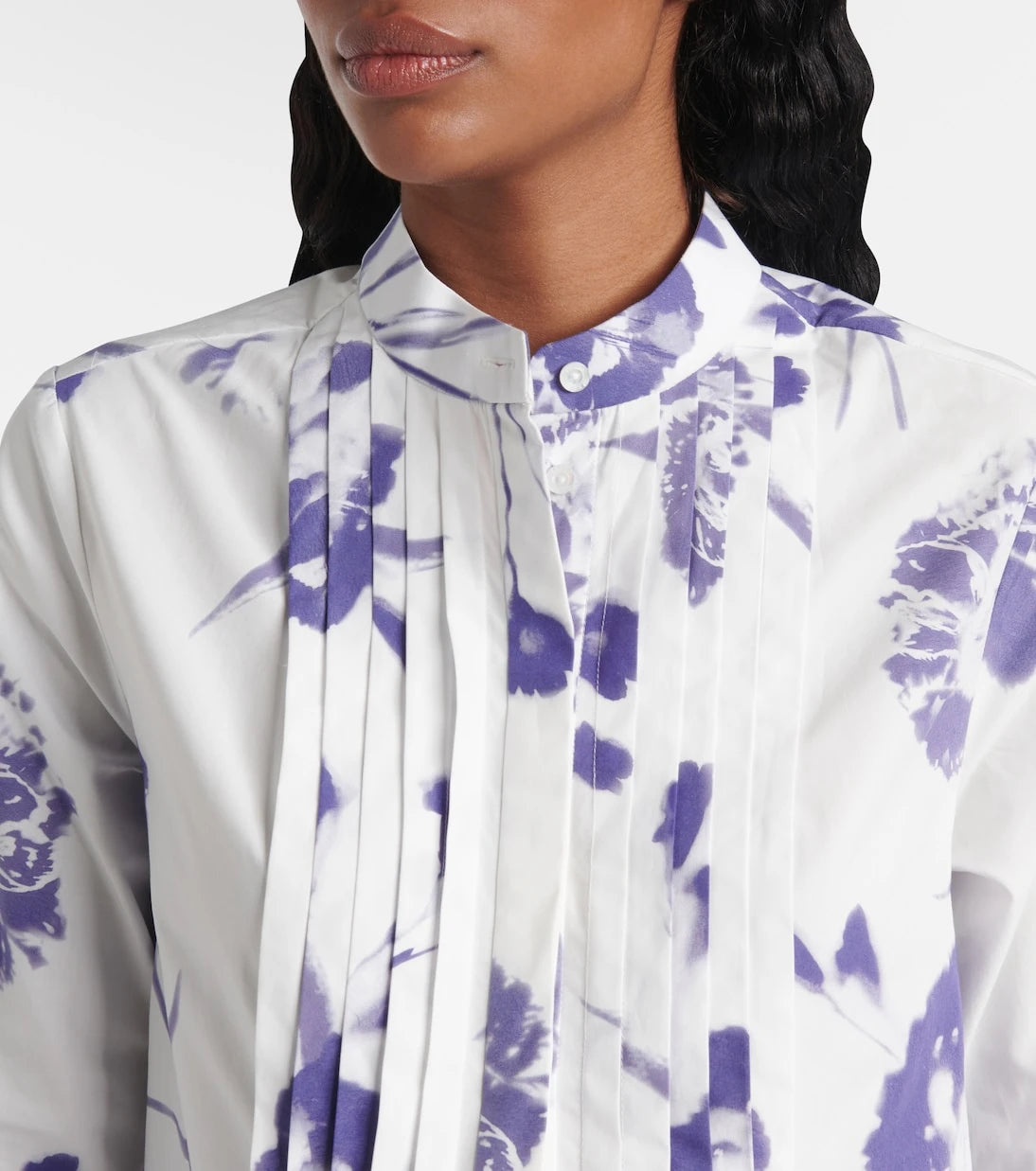 Erdem - Floral cotton minidress