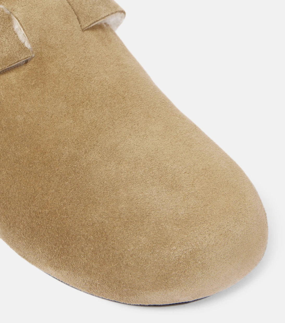 Isabel Marant - Mirvin shearling astarlı süet takunya