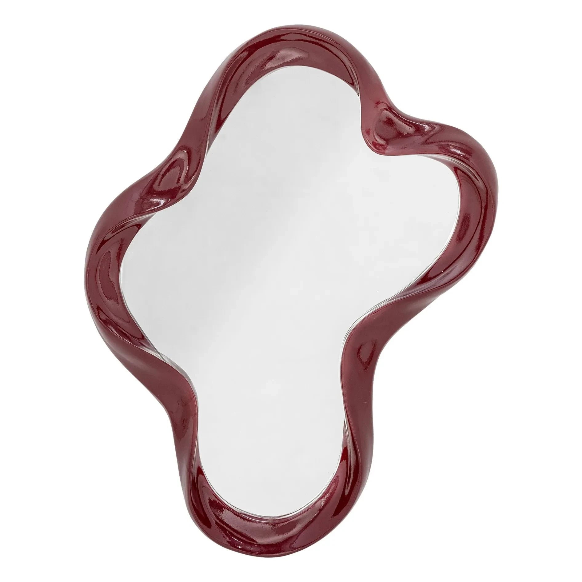 Bloomingville - Violeta wall mirror | Cherry red