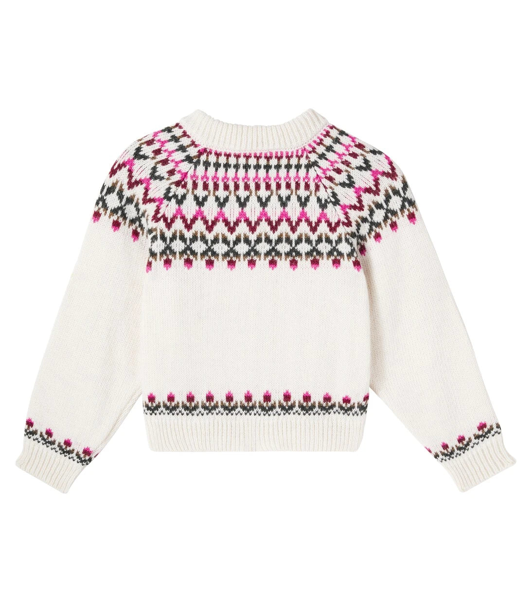 The New Society - Wendy jacquard wool-blend cardigan