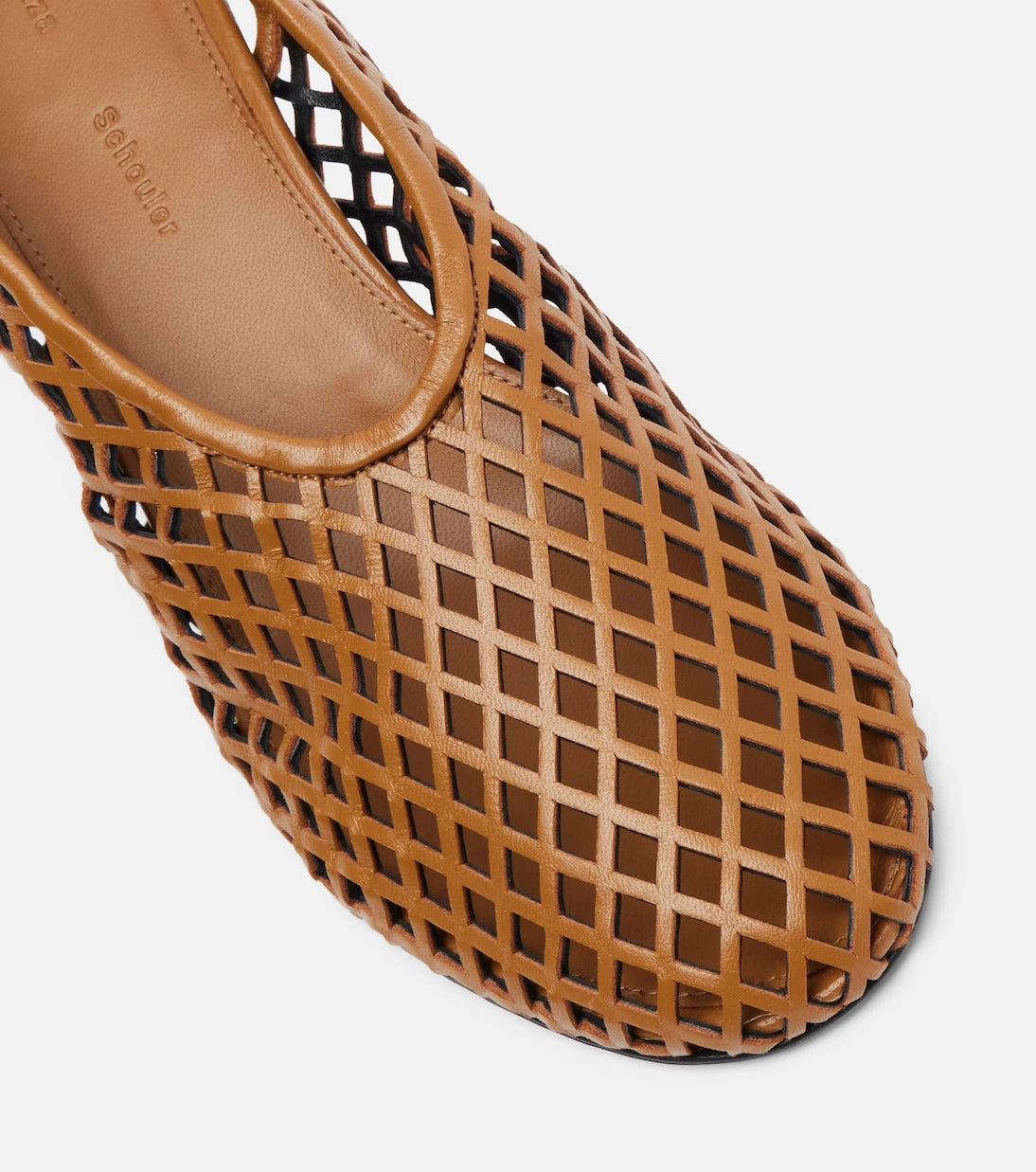 Proenza Schouler - Tee leather slingback pumps