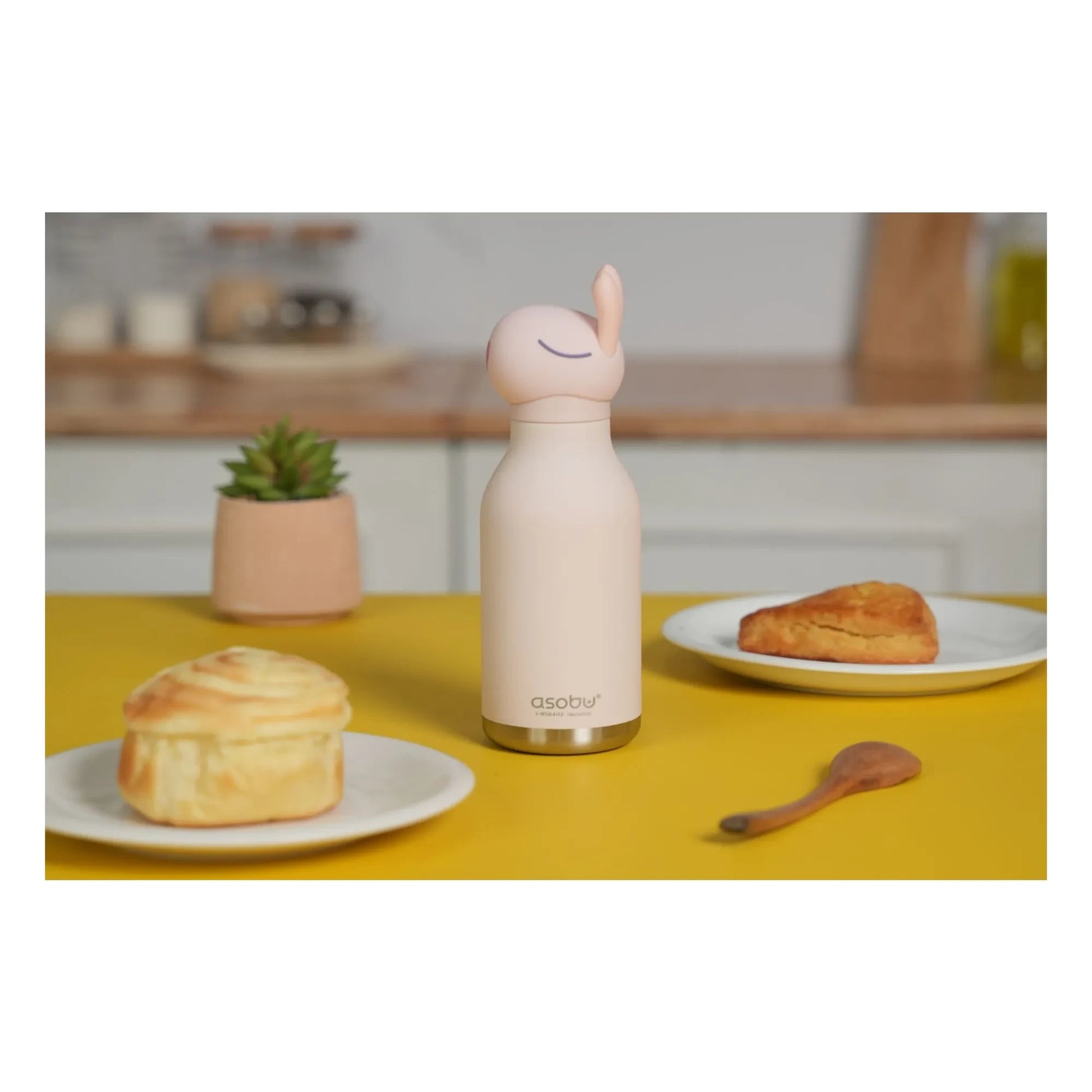 Asobu - Stainless steel bottle Rabbit | Pale Pink