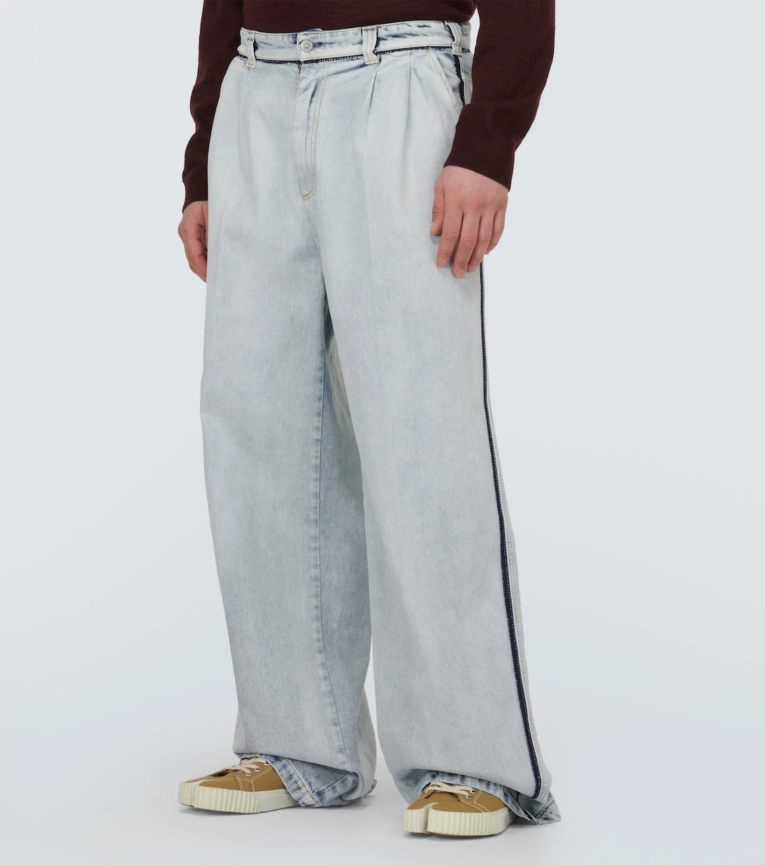 Maison Margiela - High-rise wide-leg jeans