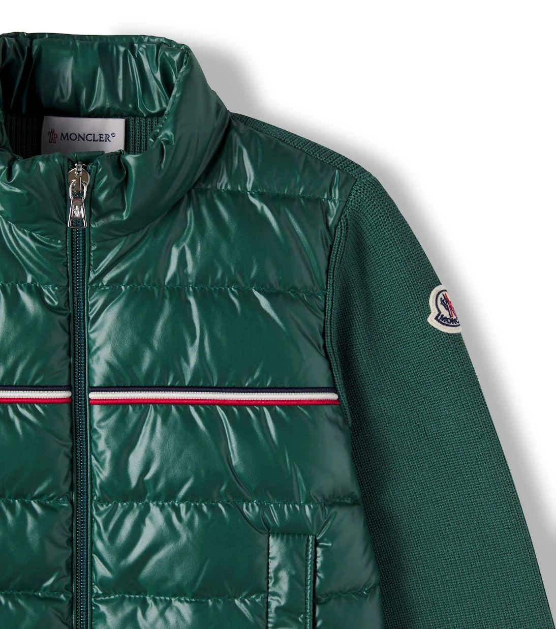 Moncler Enfant - Down-paneled cotton jacket