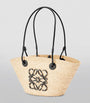 LOEWE Beige x Paula’s Ibiza Small Woven Anagram Basket Bag