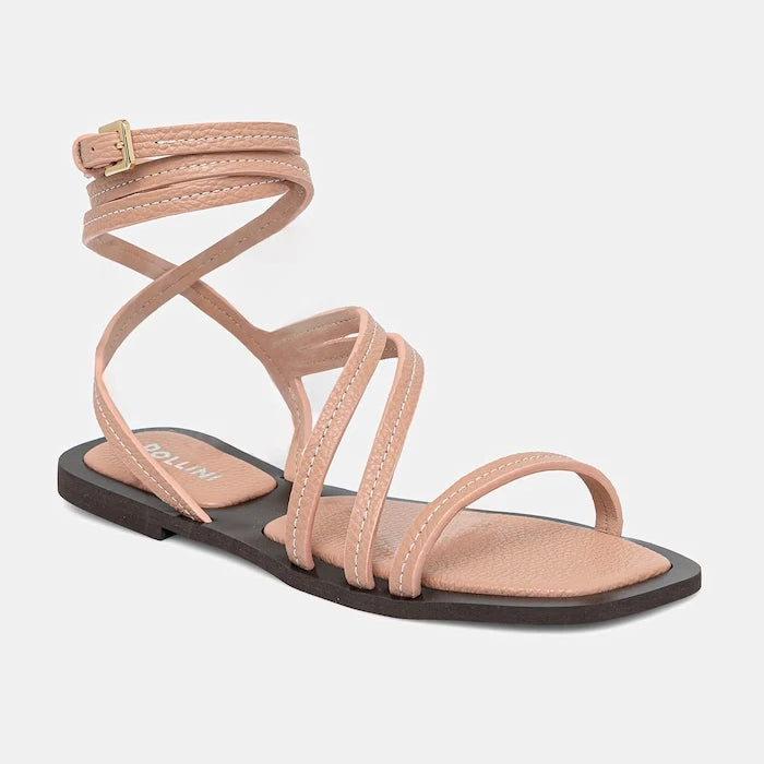Pollini сандали дамски от кожа