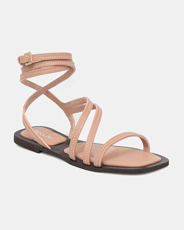 Pollini сандали дамски от кожа