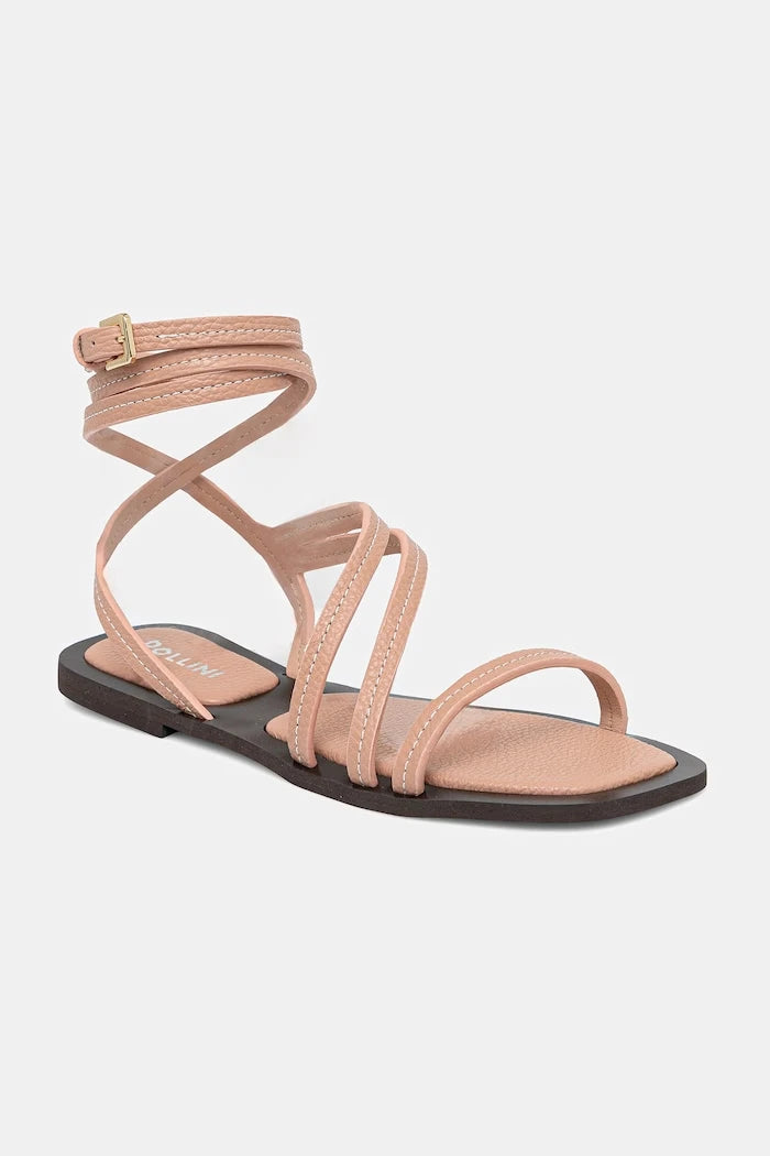 Pollini сандали дамски от кожа