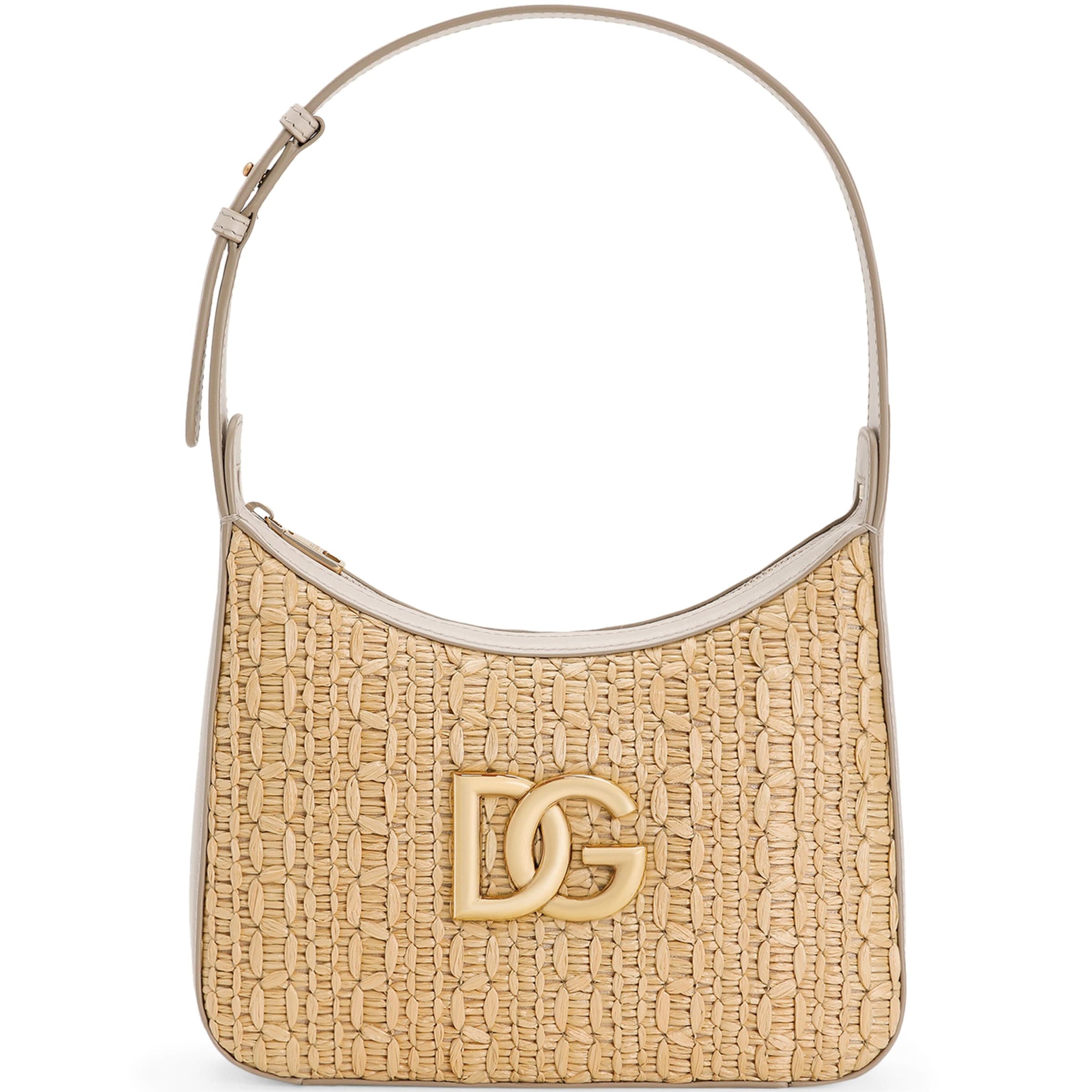 Multi Raffia Shoulder Bag