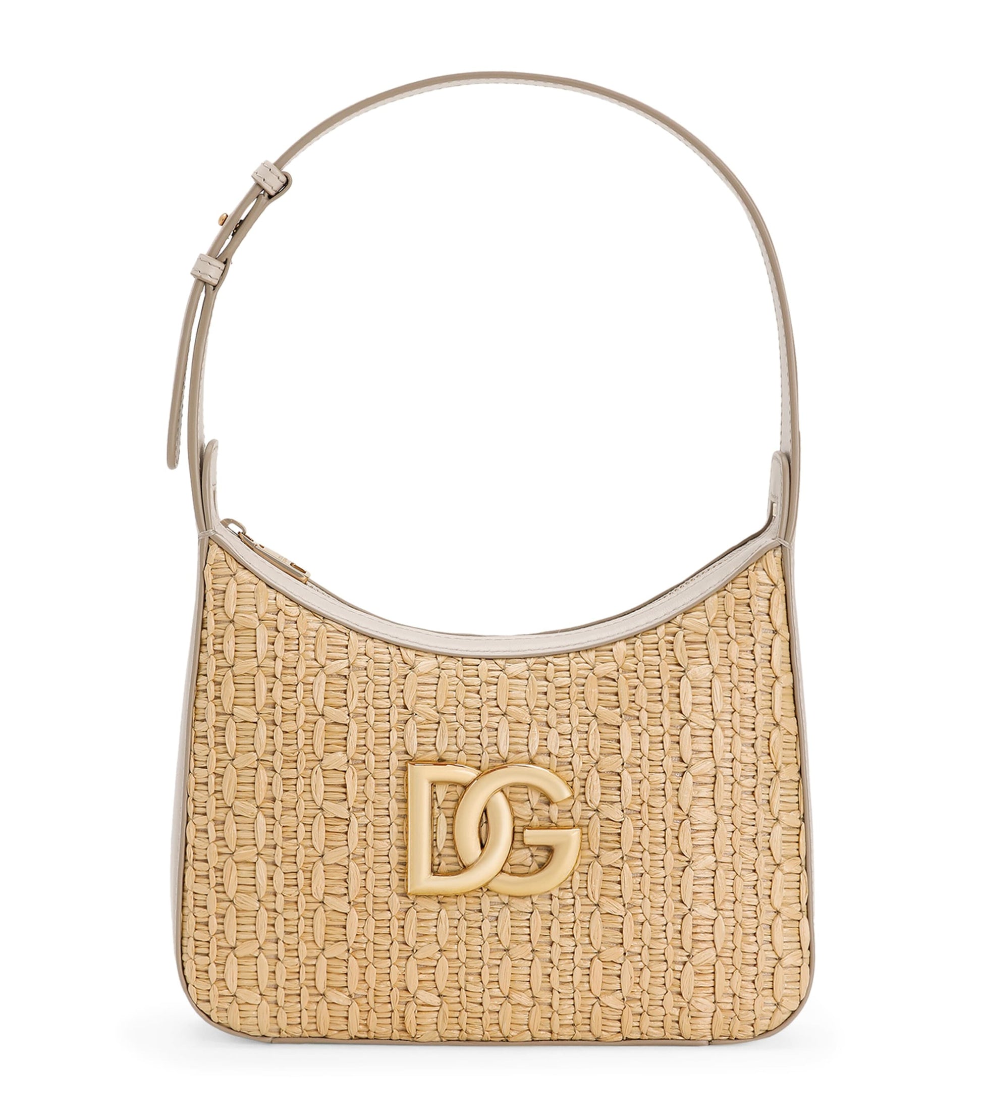 Multi Raffia Shoulder Bag