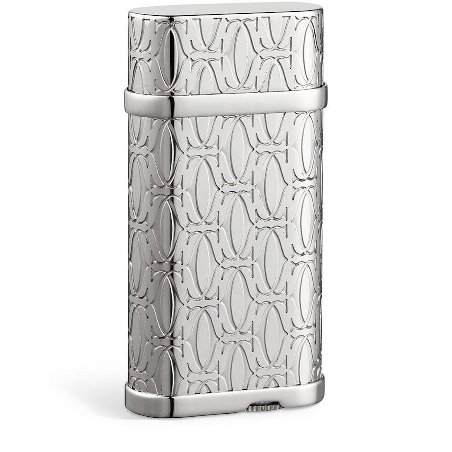 Palladium Double C de Cartier Lighter