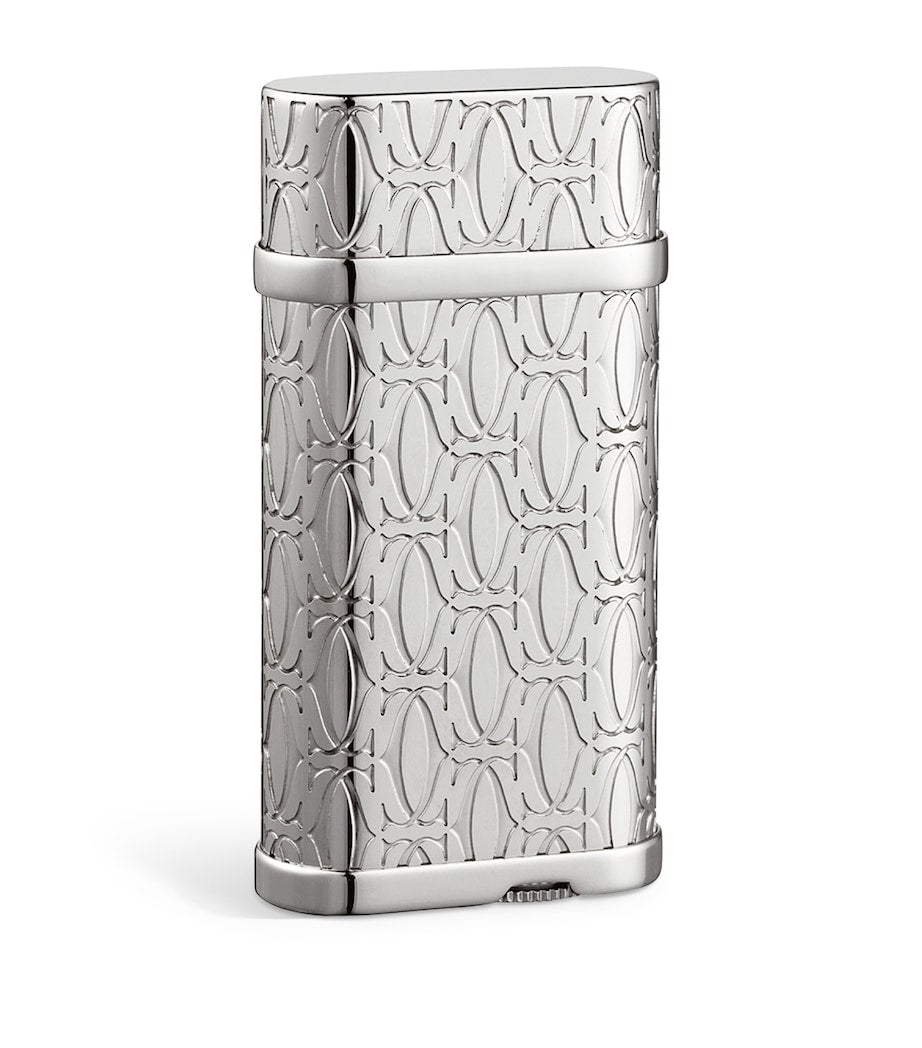 Palladium Double C de Cartier Lighter