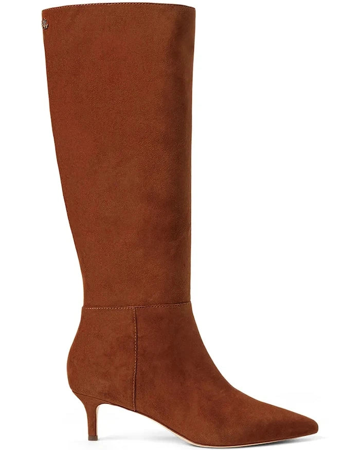 Lauren Ralph Lauren Mckay Tl Hl Süet Çizme