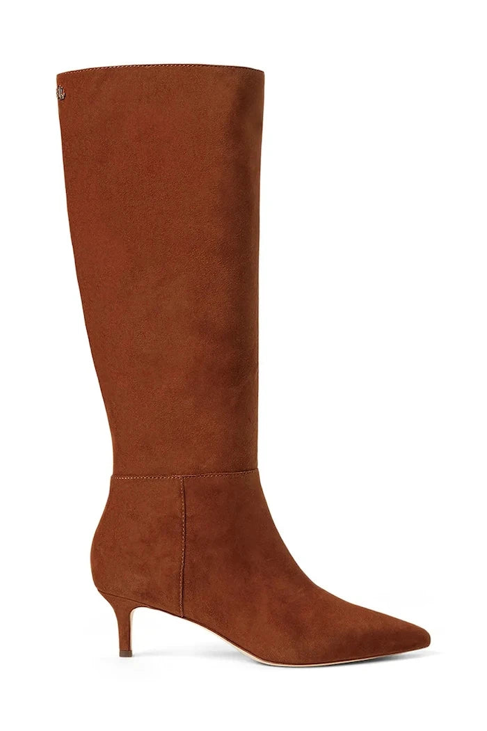 Lauren Ralph Lauren Mckay Tl Hl Süet Çizme