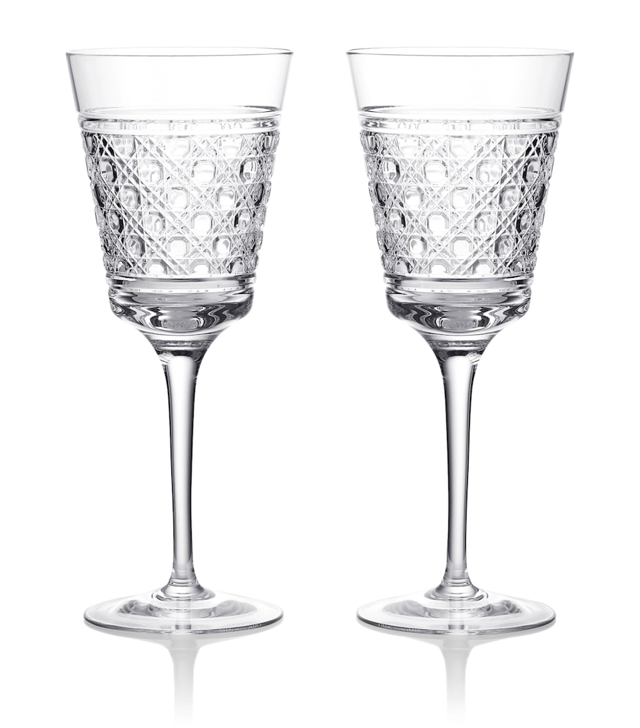 Set of 2 Crystal White Wine Goblets (318ml)