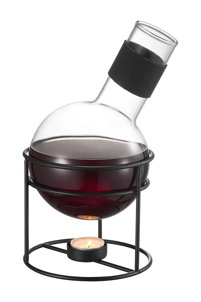 Dorre Glora 1,3 L Isıtılmış Şarap İçin Standlı Dekanter