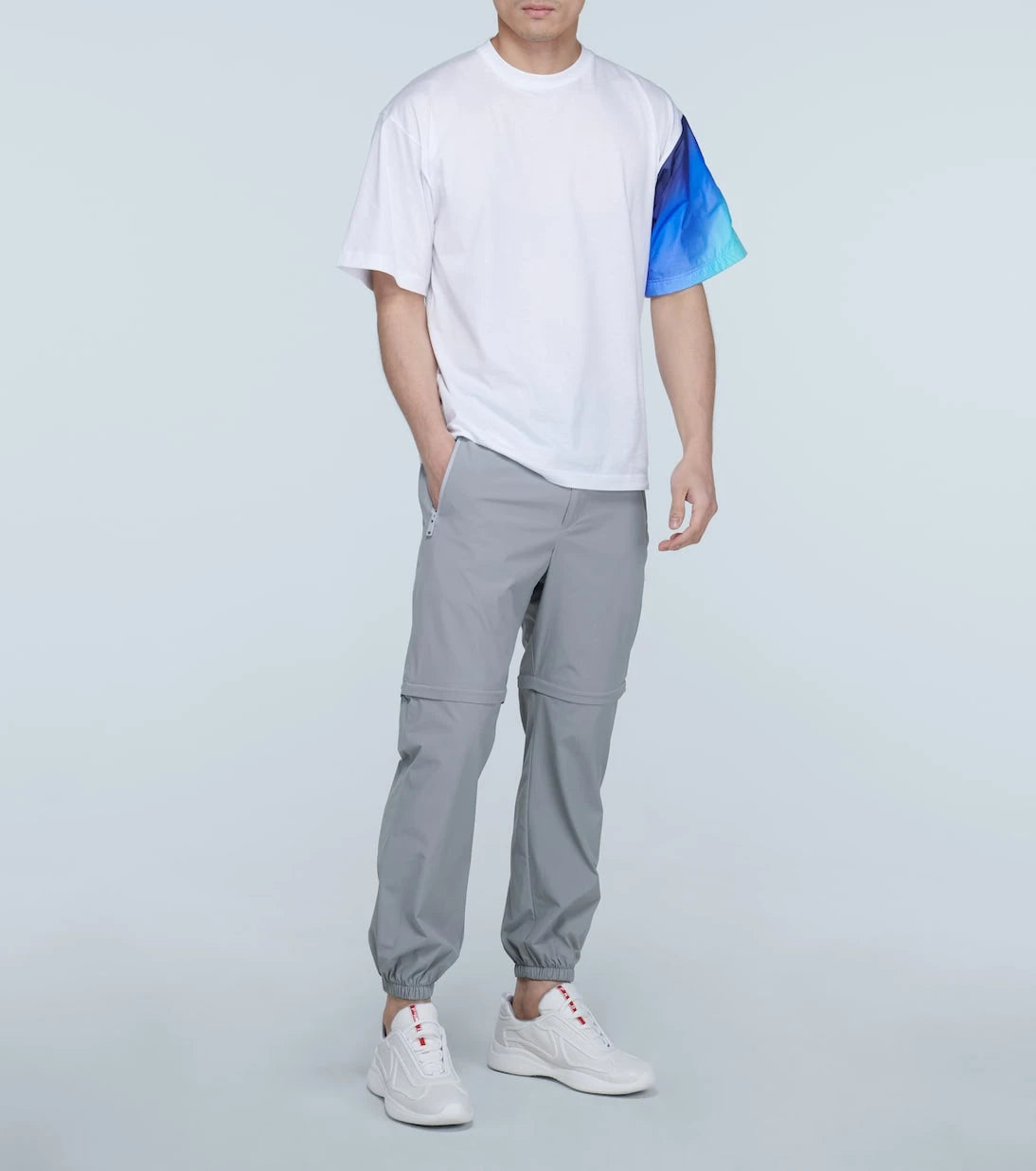 Prada - zip-off stretch pants