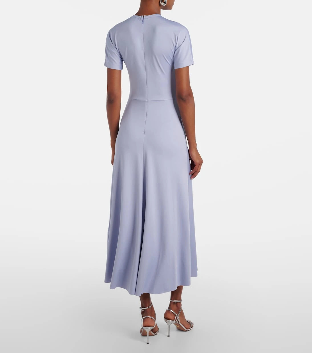 Victoria Beckham - Gathered jersey midi dress