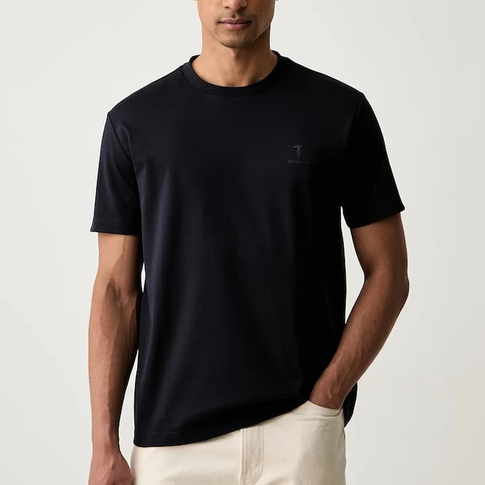 Trussardi basic erkek pamuklu elastanlı tişört