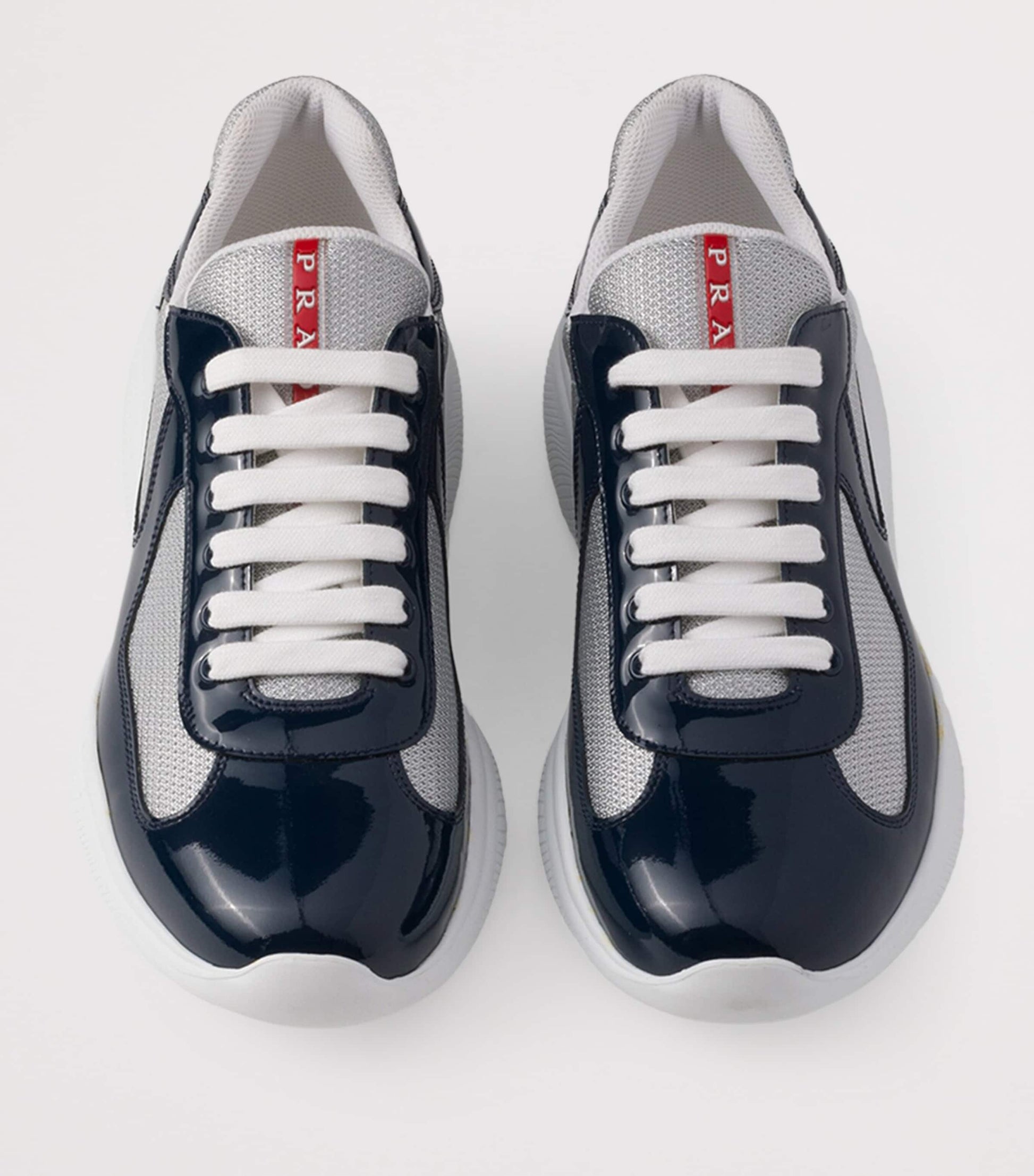 Patent Leather-Blend America's Cup Sneakers