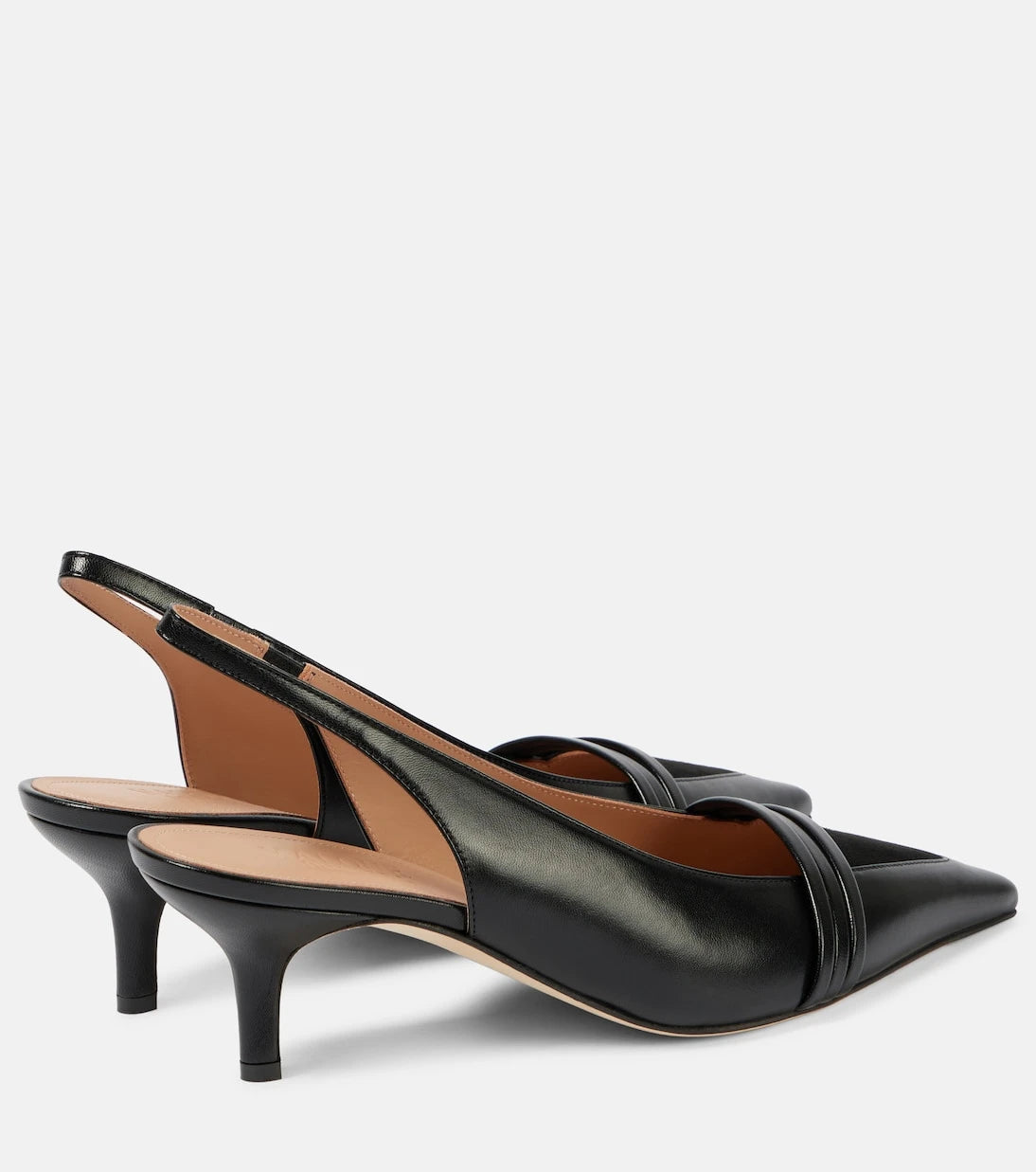 Malone Souliers - Tanner 45 leather slingback pumps