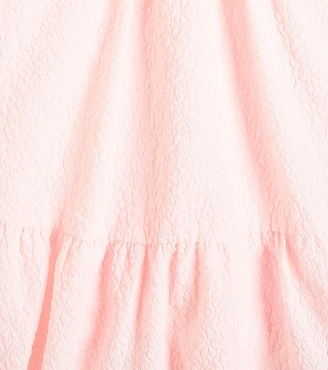 Petite Amalie - Ruffled matelassé dress