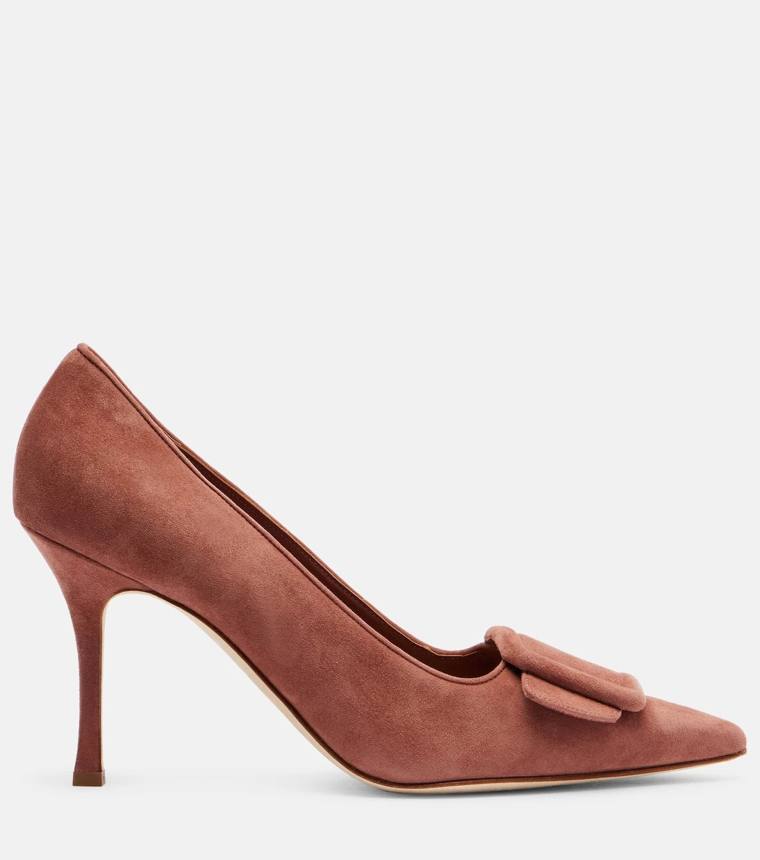 Manolo Blahnik - Maysale 90 suede pumps