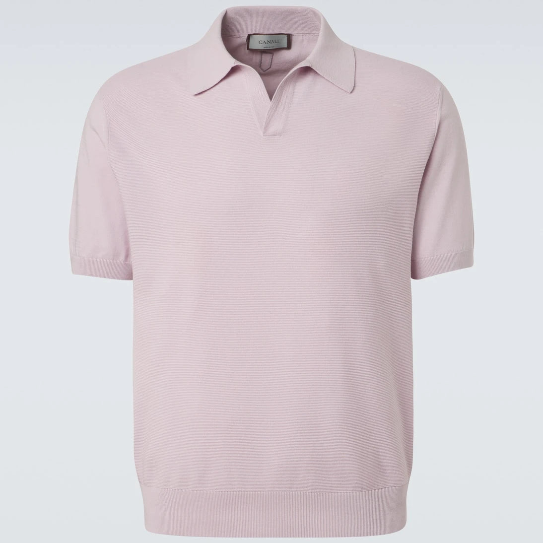 Canali - Cotton and silk polo shirt