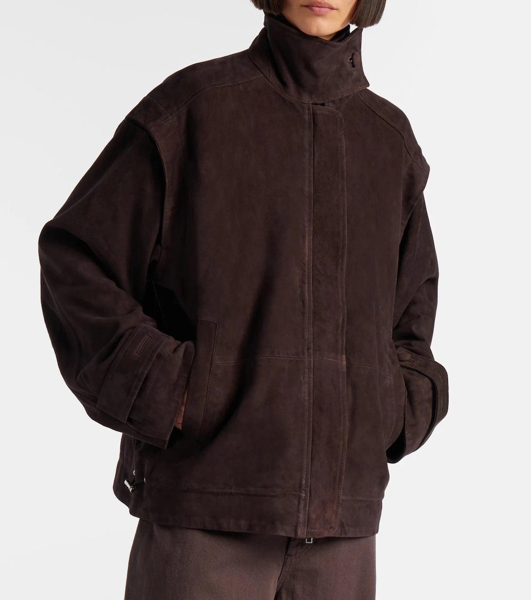 Rotate - Kamala oversized suede jacket